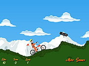Флеш игра онлайн Naruto Bicycle